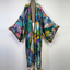 Kimono en Satin doux pour femme multicolore